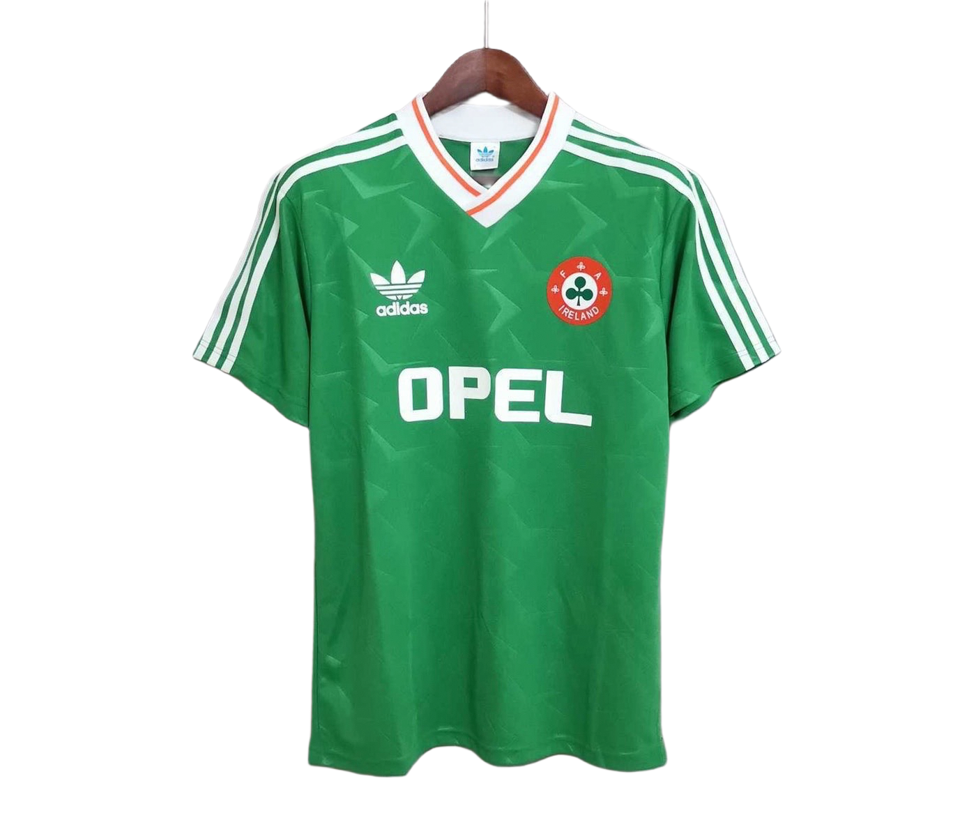 Retro Republic of Ireland 1990 Home Football Jersey Green