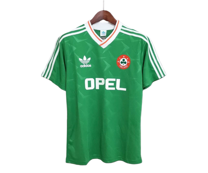 Retro Republic of Ireland 1990 Home Football Jersey Green