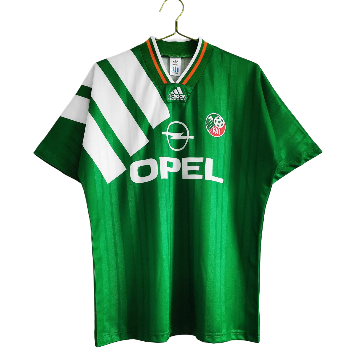Retro Republic of Ireland 1992 Home Adidas Football Jersey Green
